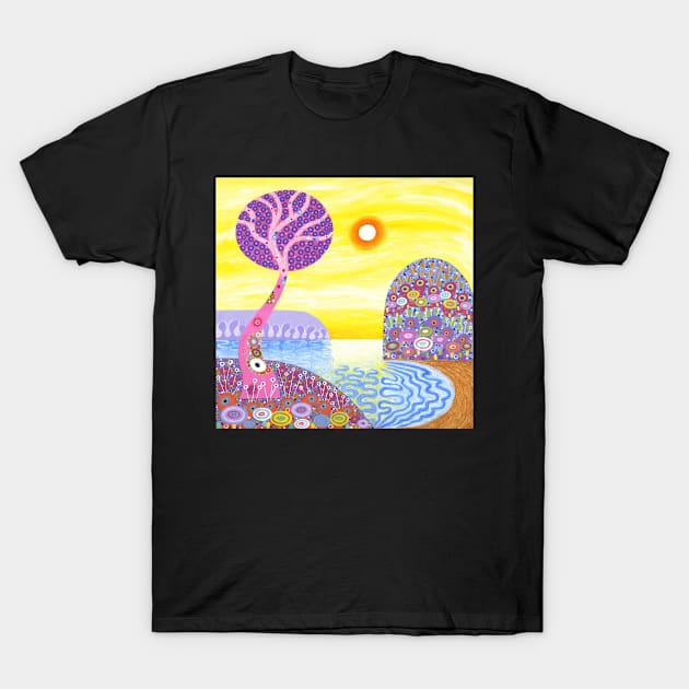 Sunset Cove T-Shirt by wavynewt